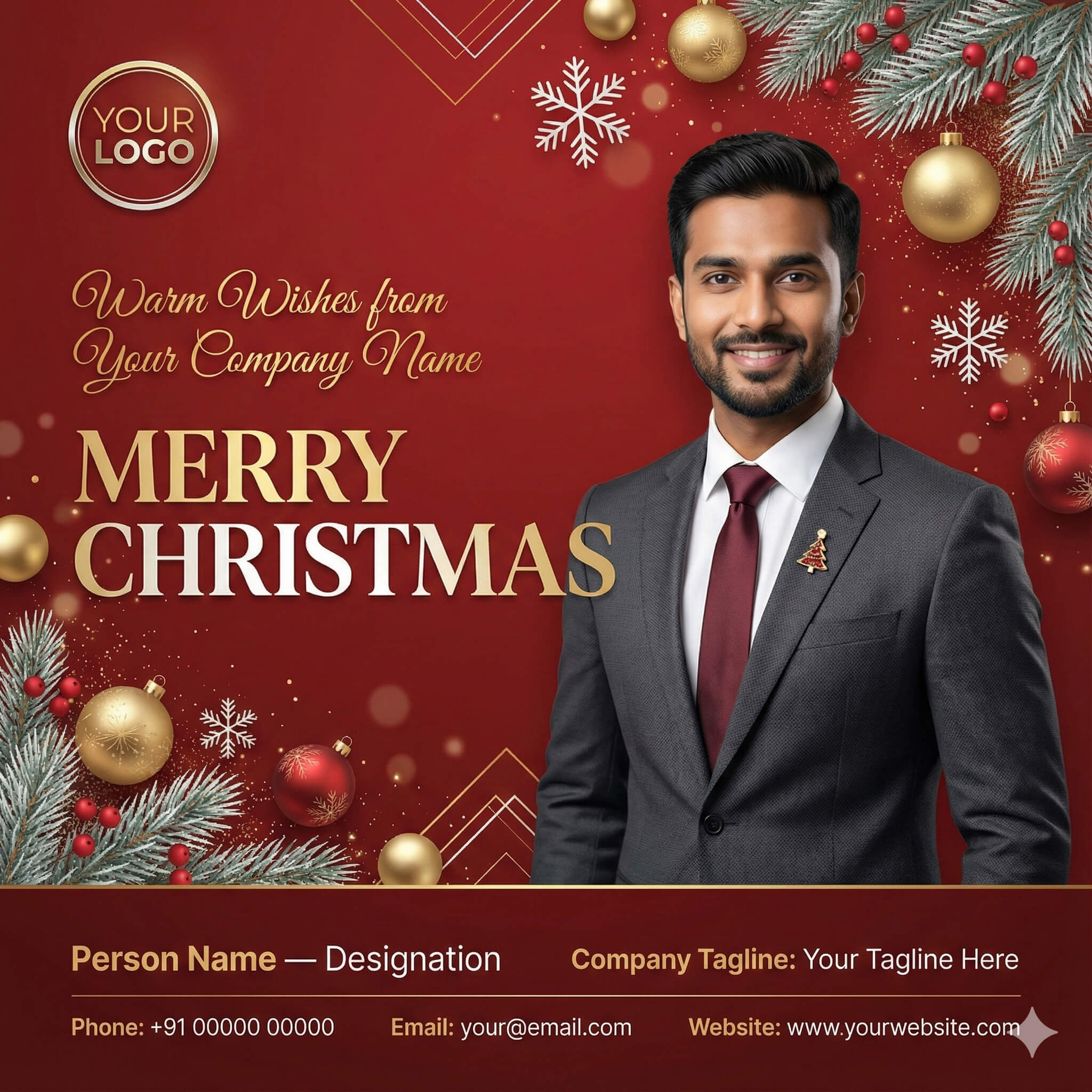 Merry Chritmas Template