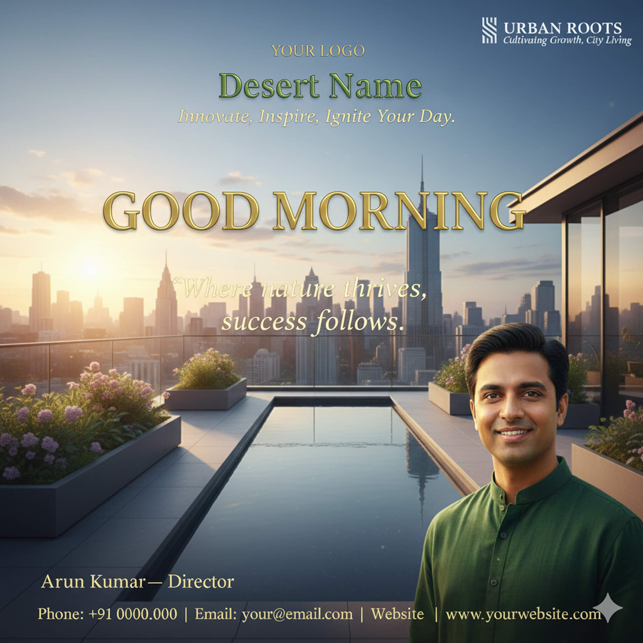 Good morning template