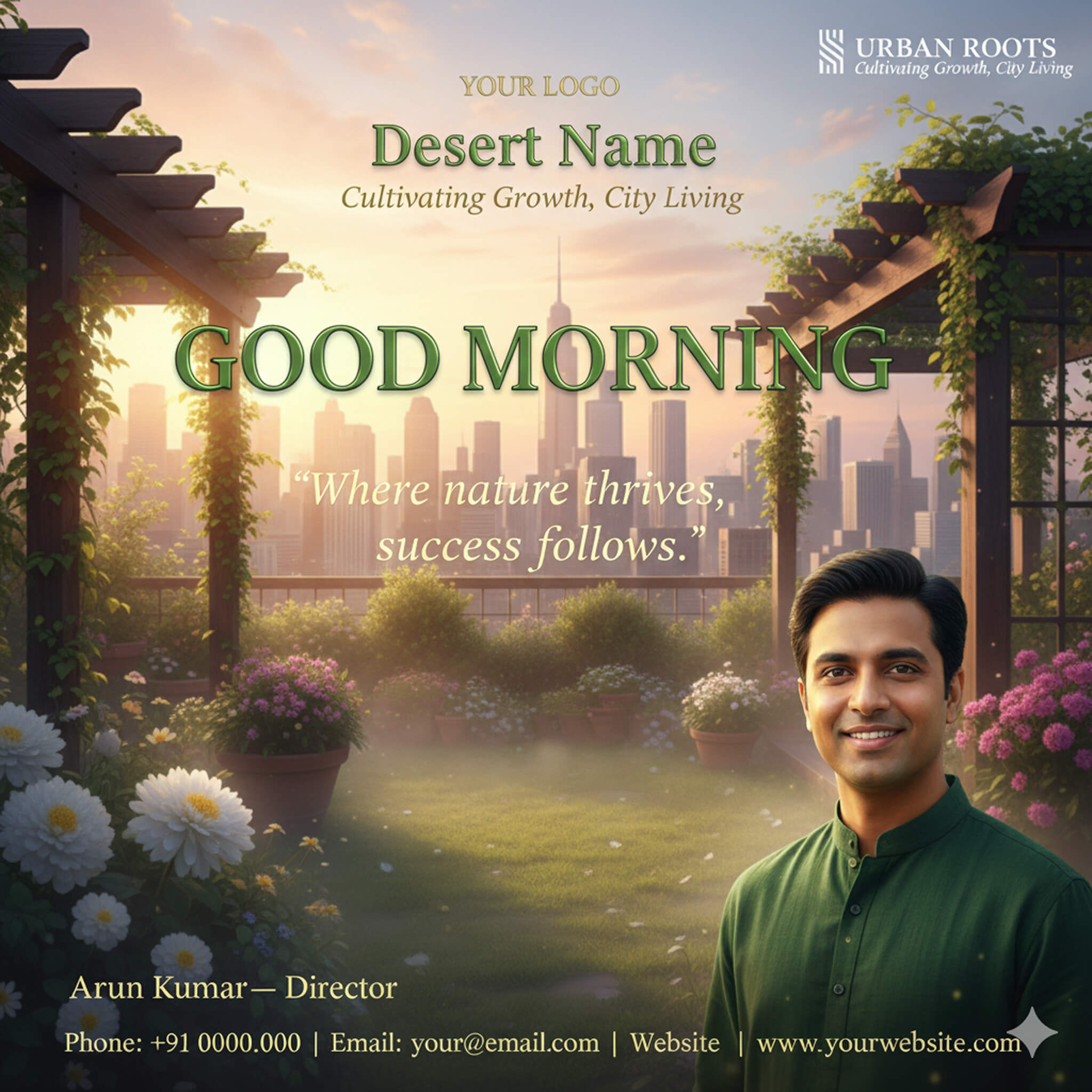 Good morning template