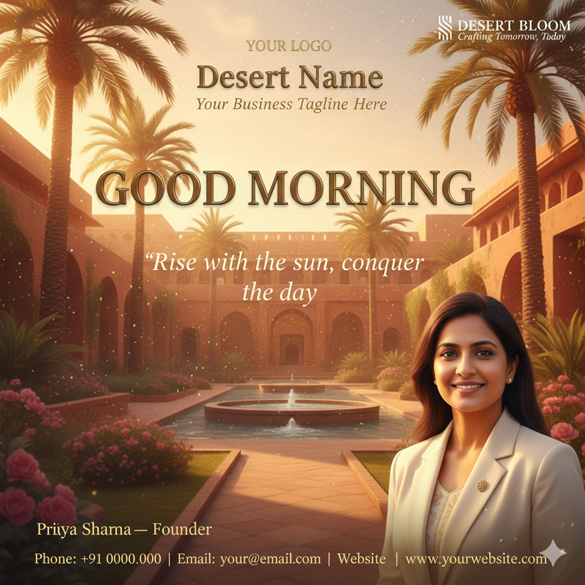 Good morning template