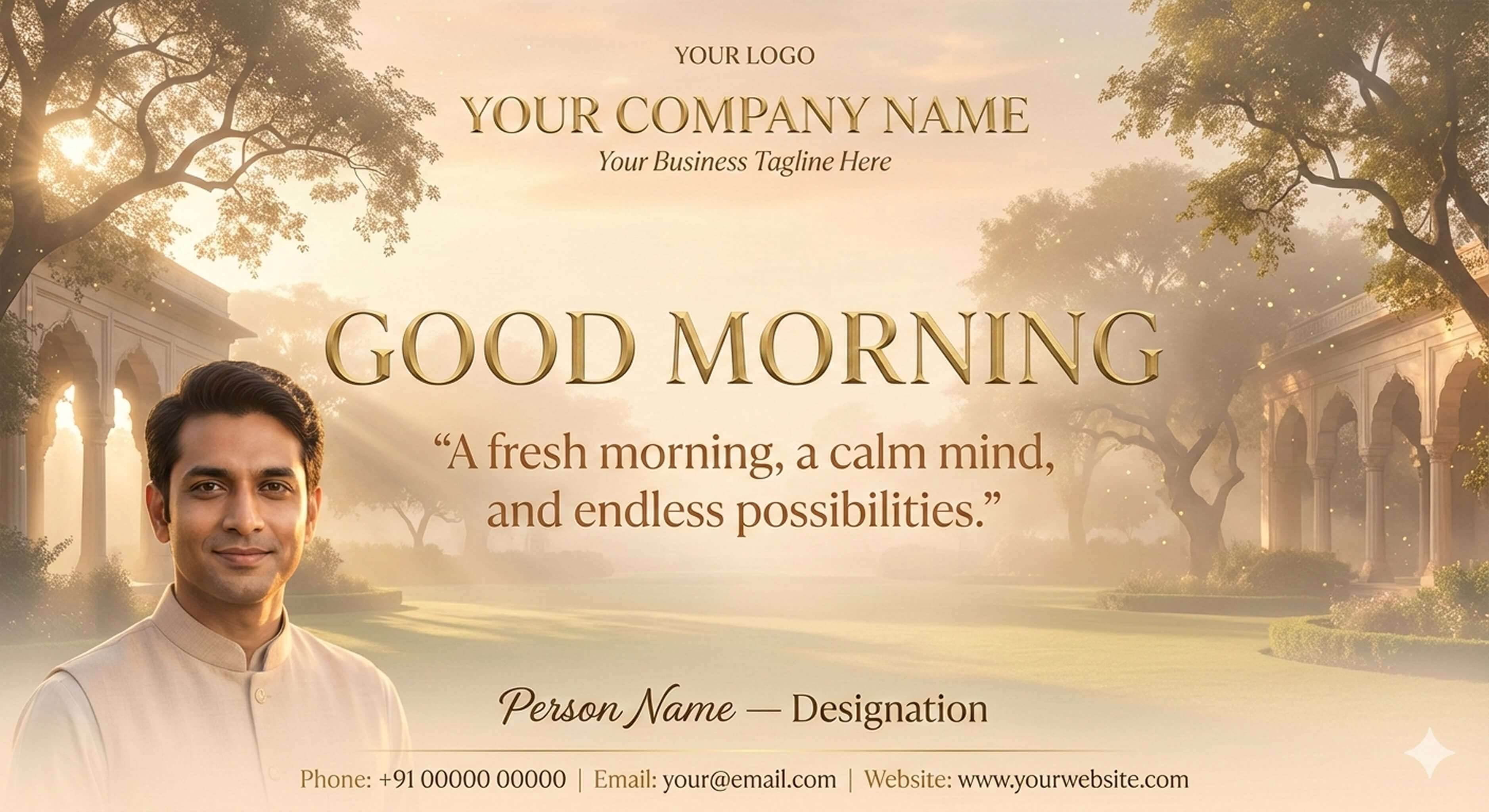 Good morning template