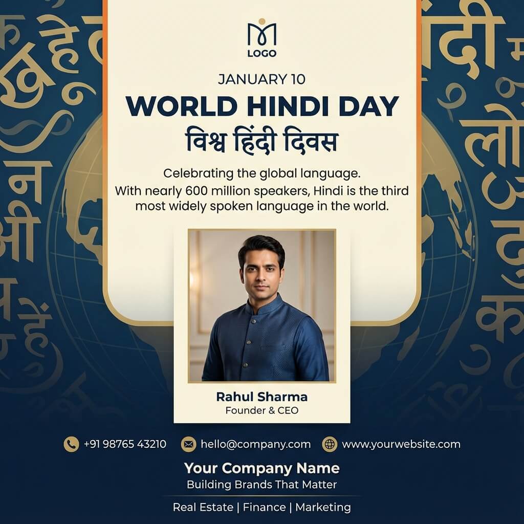 10 January -  World Hindi Day