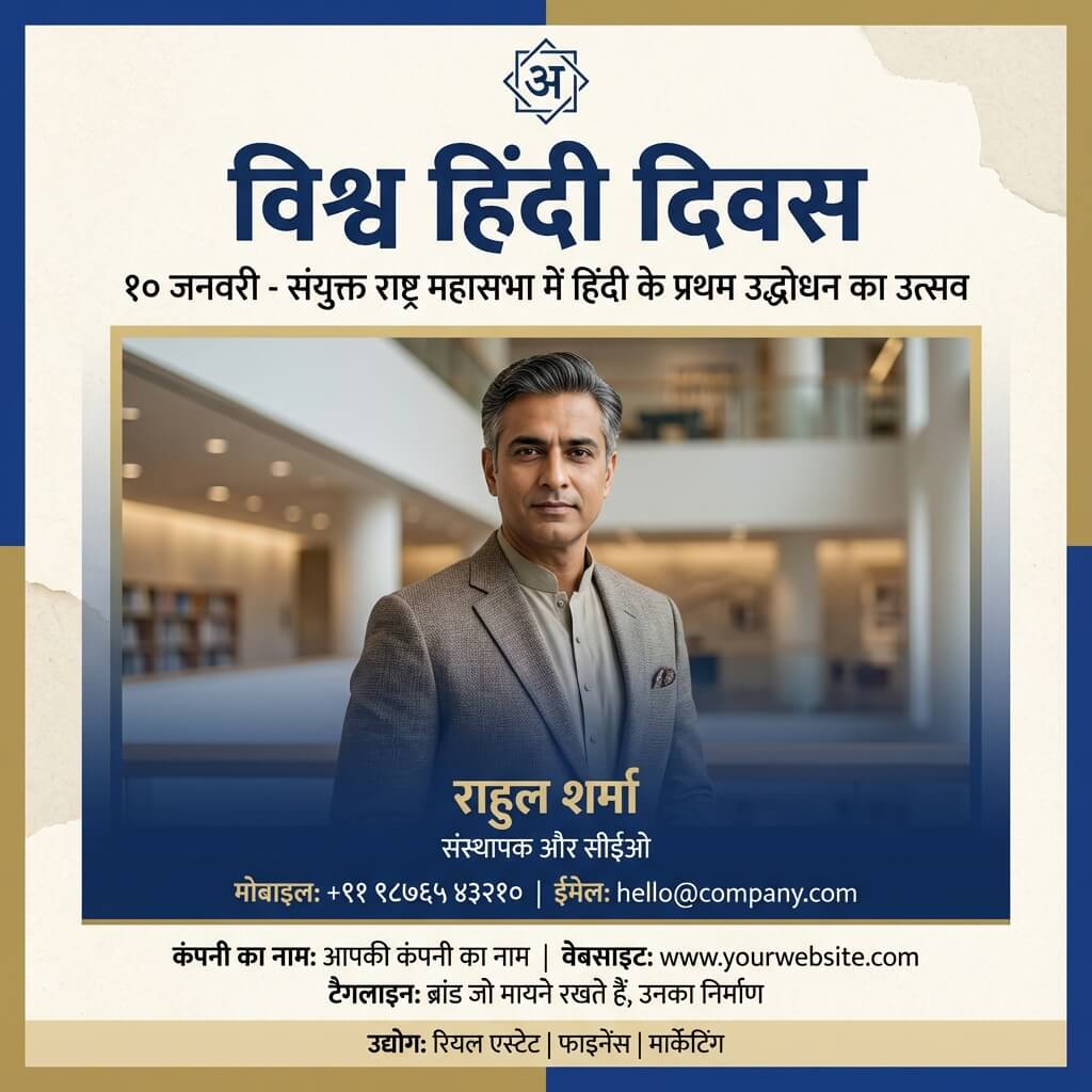 10 January -  World Hindi Day