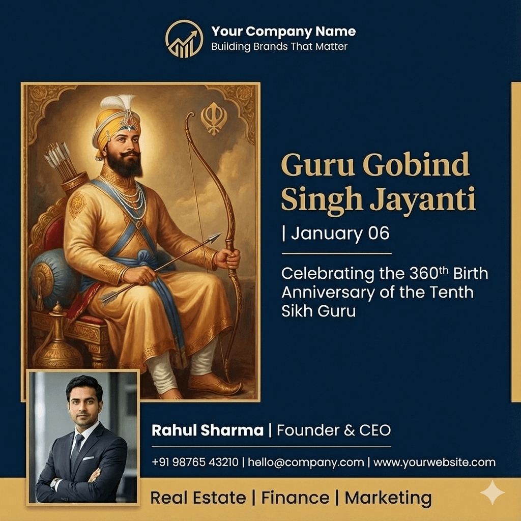 6 January: Guru Gobind Singh Jayanti