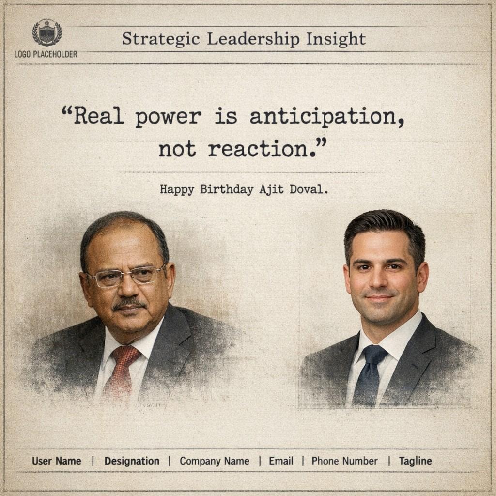 Happy Birthday Ajit Doval 
