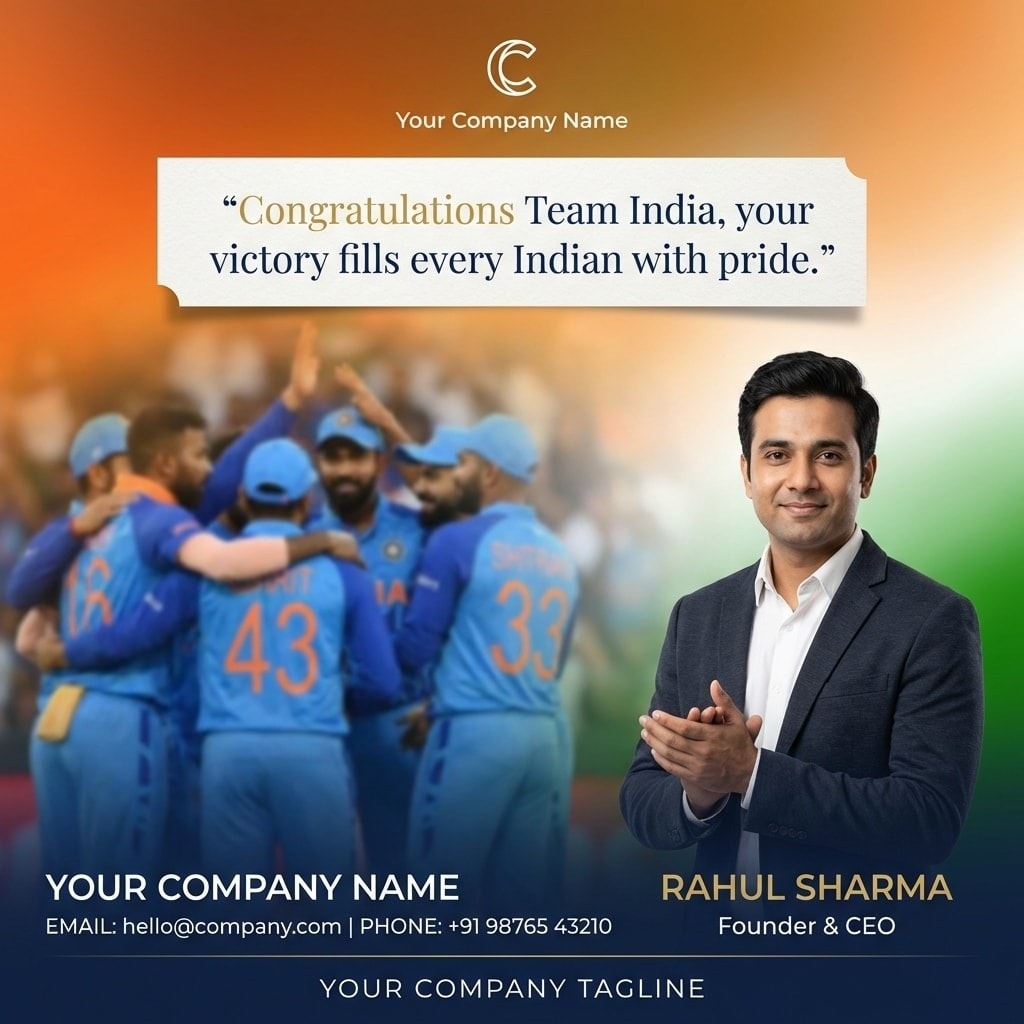 Congratulation Team India
