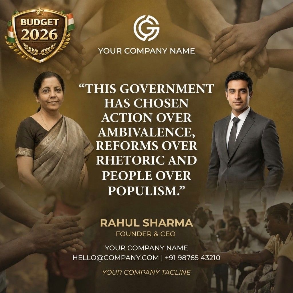 Nirmala Sitharaman on Budget 2026