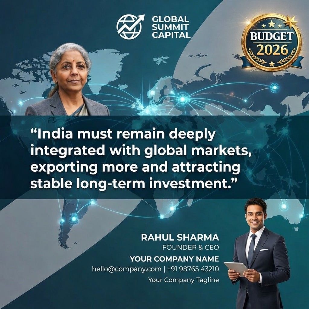 Nirmala Sitharaman on Budget 2026