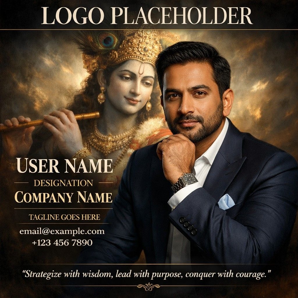 Lord Krishna Devotional Design