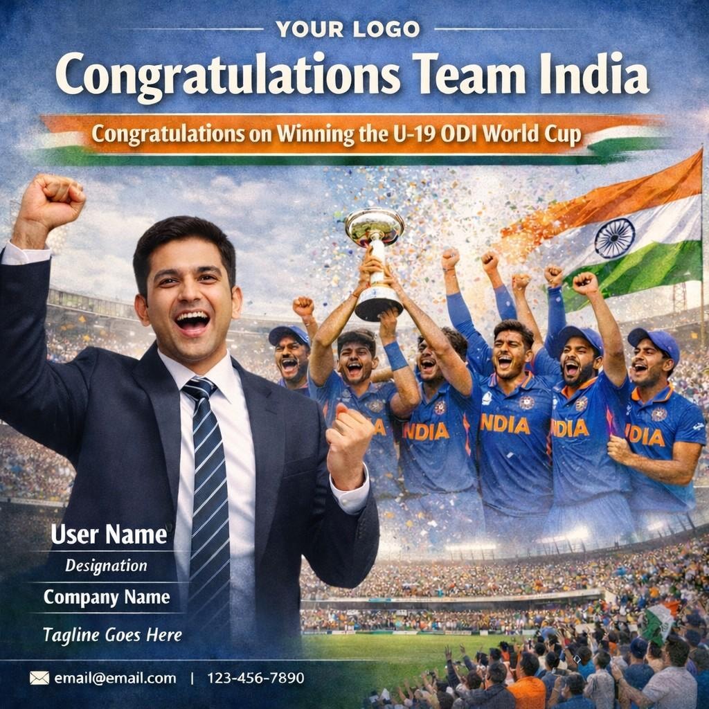 Congratulation Team India