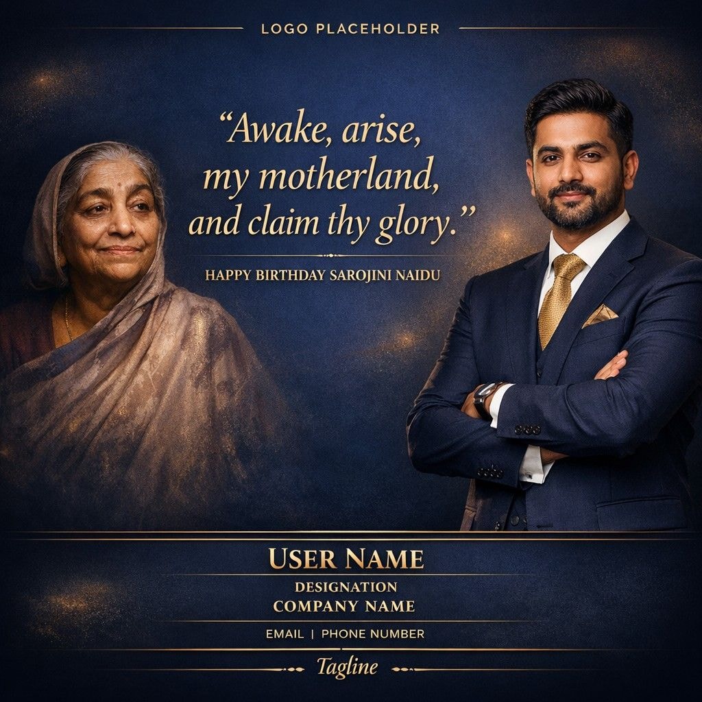 Happy Birthday Sarojini Naidu