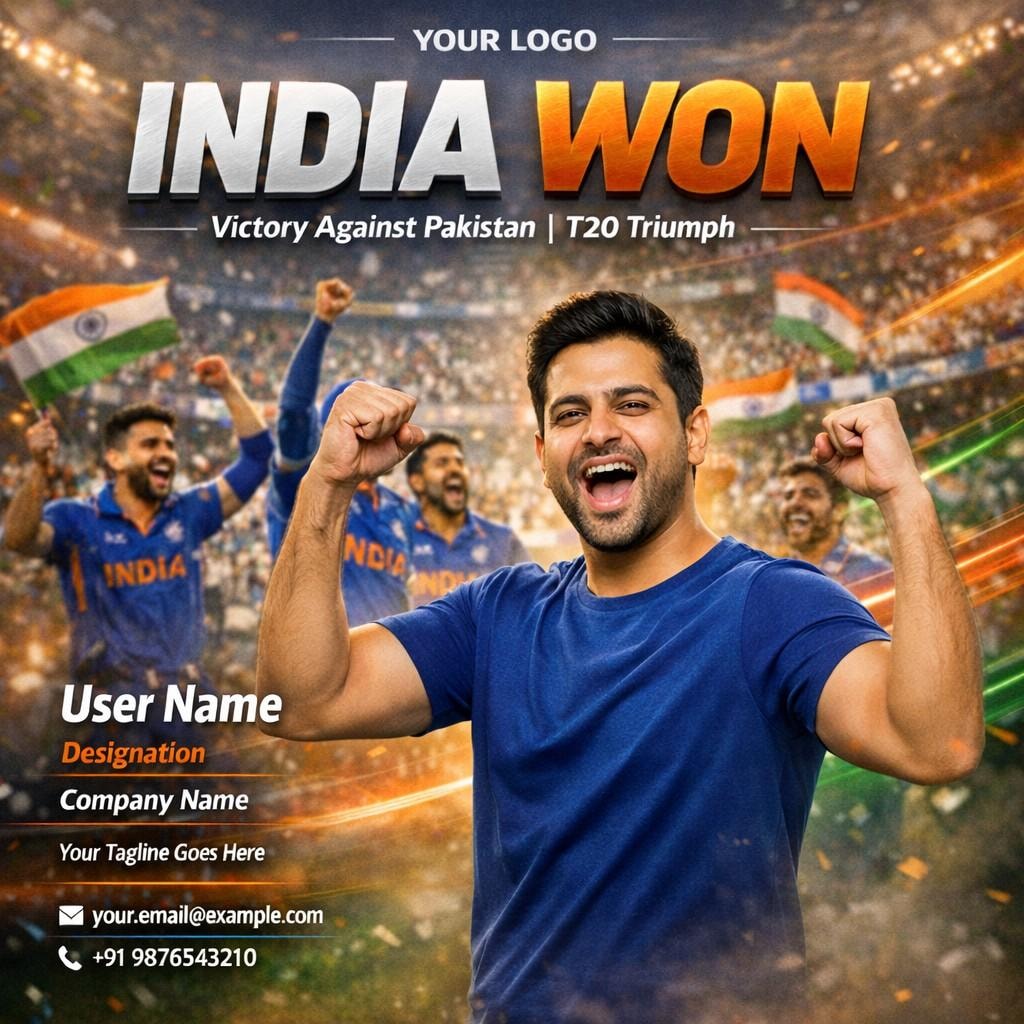 Congratulation Team India