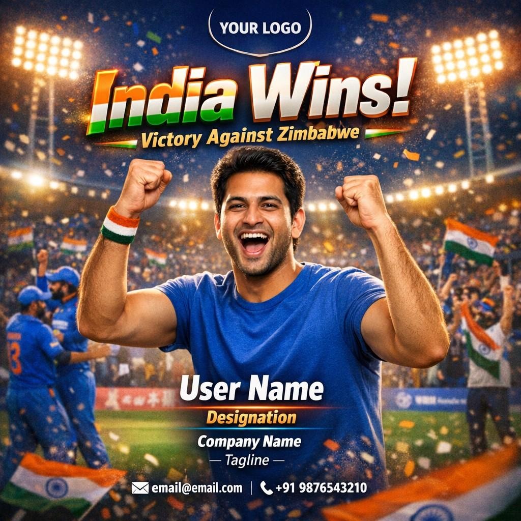 Congratulation Team India
